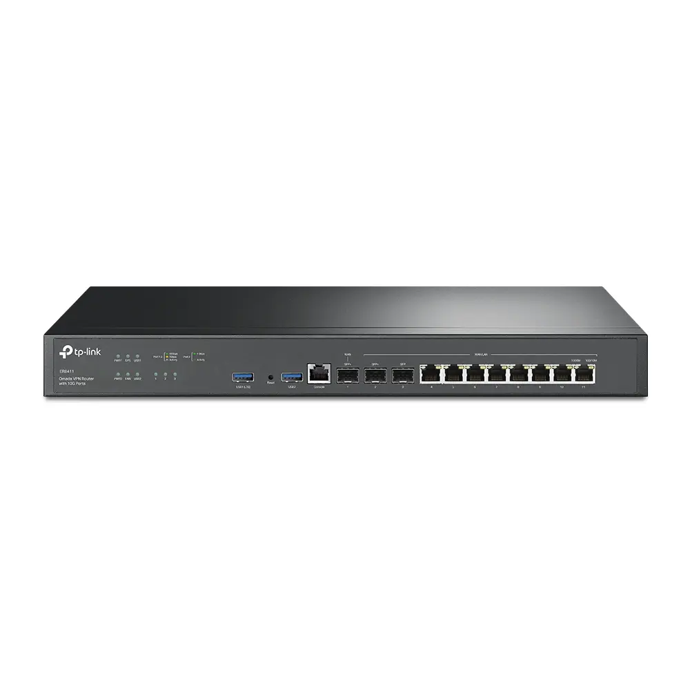 Omada VPN Router with 10G Ports ER8411