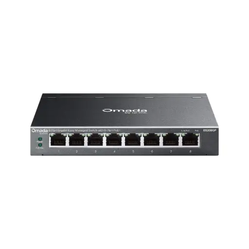 [ES208GP] Omada 8-Port Gigabit Easy Managed Switch with 8-Port PoE+ ES208GP