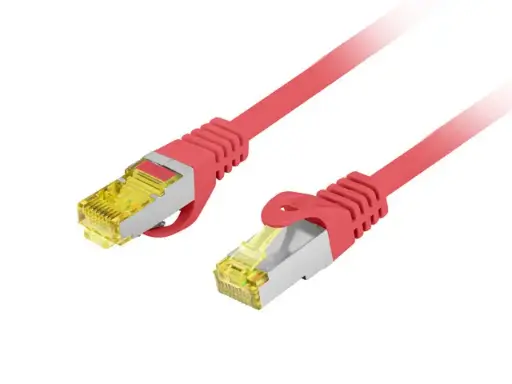 [PCF6A-10CU-0200-R] Patchcord KAT.6A S/FTP LSZH CU 2M red fluke passed 